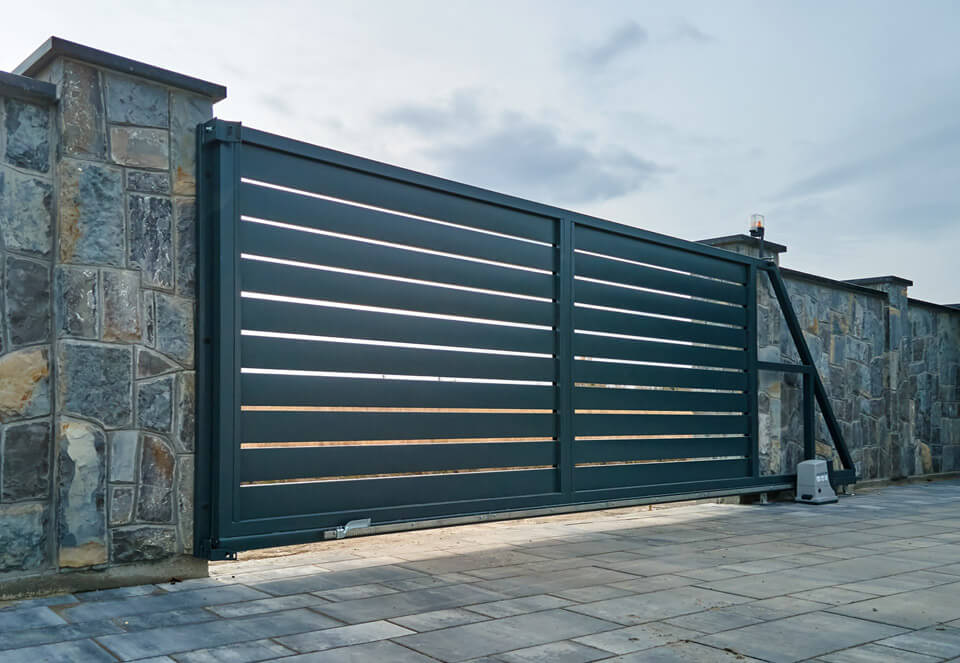 Brama wjazdowa firmy Danloft