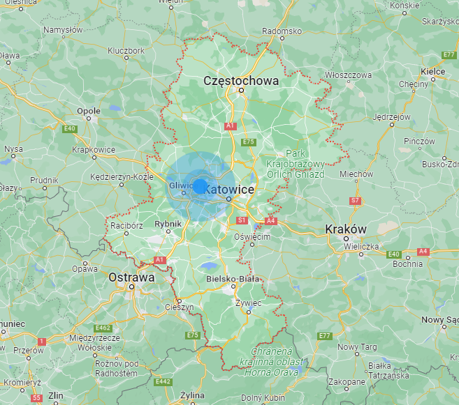 Danloft obszar działania